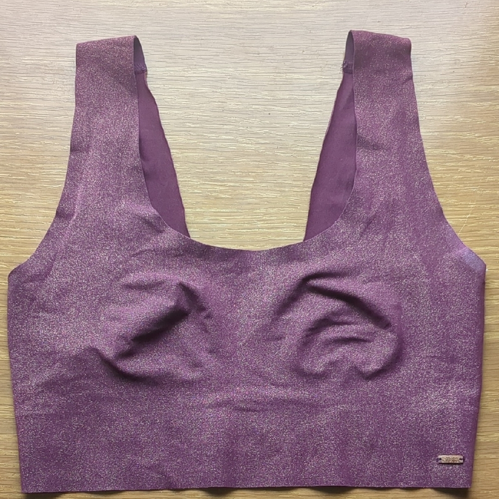 Victoria's Secret PINK Sparkly Purple Bralette Unlined